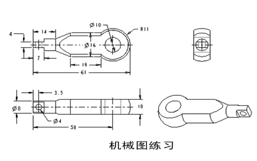 CAD 机械制图作品 2